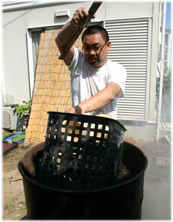 竹の油抜き5