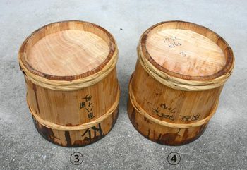 国産漆の樽2